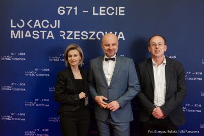 zdjęcie z uroczystej gali z okazji 671. rocznicy lokacji miasta Rzeszowa, fot. Grzegorz Bukała, Urząd Miasta Rzeszowa